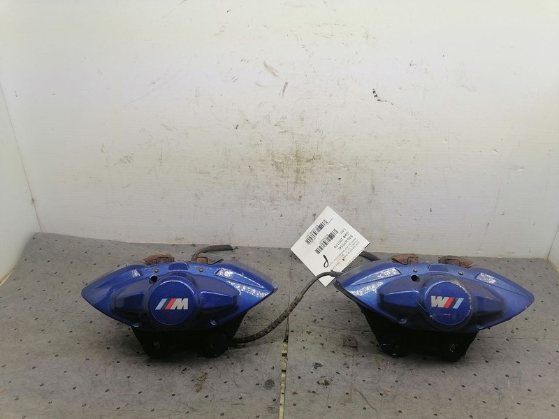 Pair Of Rear Brembo Brake Calipers Blue Fits 15-20 BMW M4 1789840