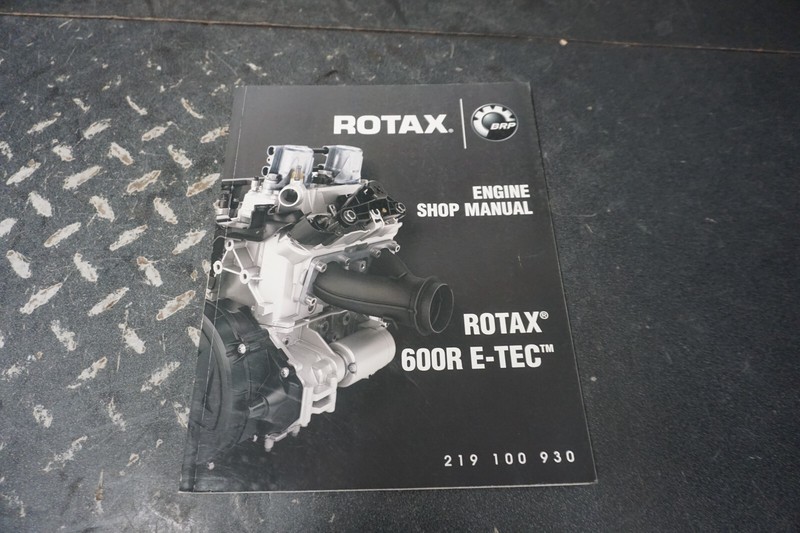 2018 Can-Am OEM ROTAX 600R E-TEC Engine Shop Manual Supplement 219100930