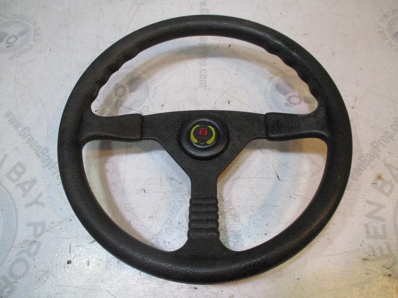 Teleflex Marine Boat Steering Wheel Black Plastic 13.5" 3 Spoke 3/4" Shaft