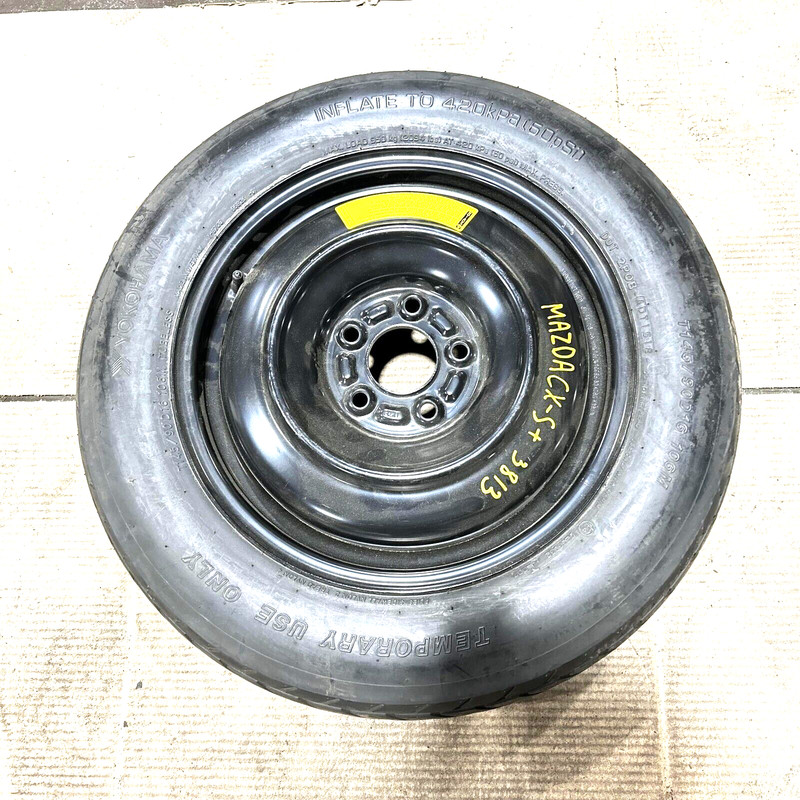 MAZDA CX-50 SPARE WHEEL TIRE YOKOHAMA17" T145/90 D16 106M OEM 2023 - 2024