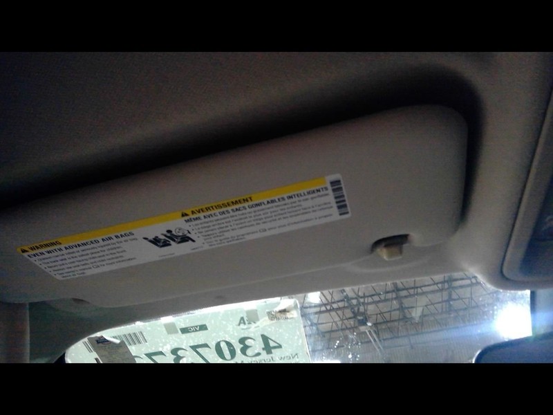 Driver Left Sun Visor With Illuminated Fits 17-19 CRUZE 1706796