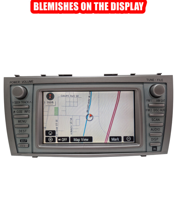 07-09 Toyota Camry Hybrid JBL Navigation CD Player Radio OEM 86120-06390 E7012