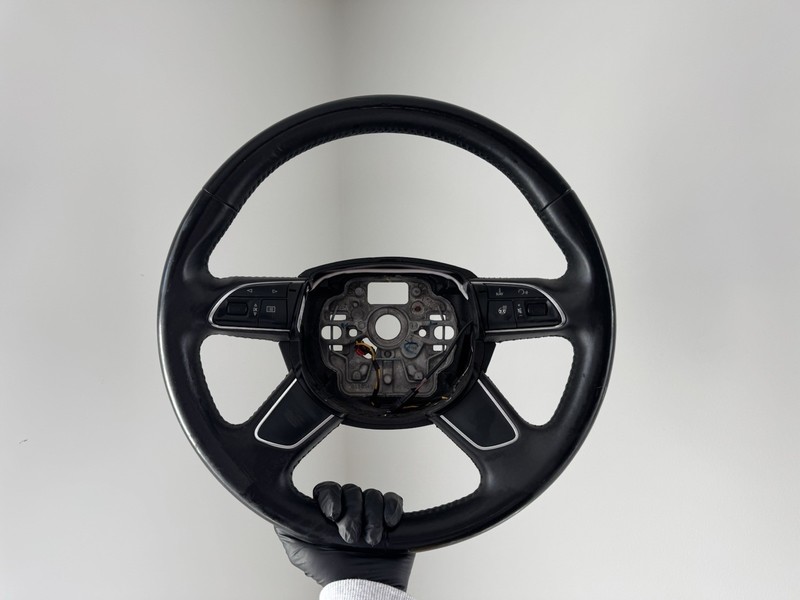 2012-2018 AUDI A6 FRONT STEERING COLUMN WHEEL W/ CONTROL MULTIFUNCTION SWITCH