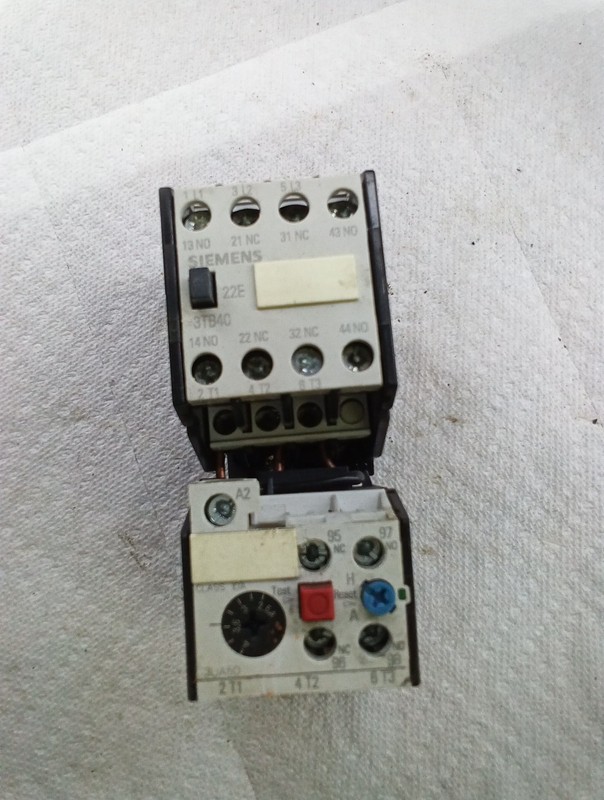 Siemens Contactor 3TB40/3UA50 Overload Relay