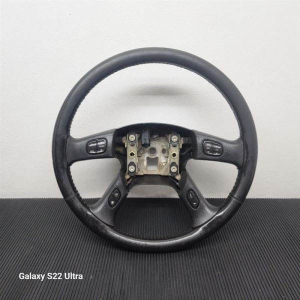 03-07 GMC Sierra Steering Wheel W/ Audio Control Black OEM 10364488