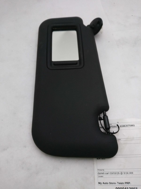 Used Left Sun Visor fits: 2021 Toyota Corolla Left Grade C