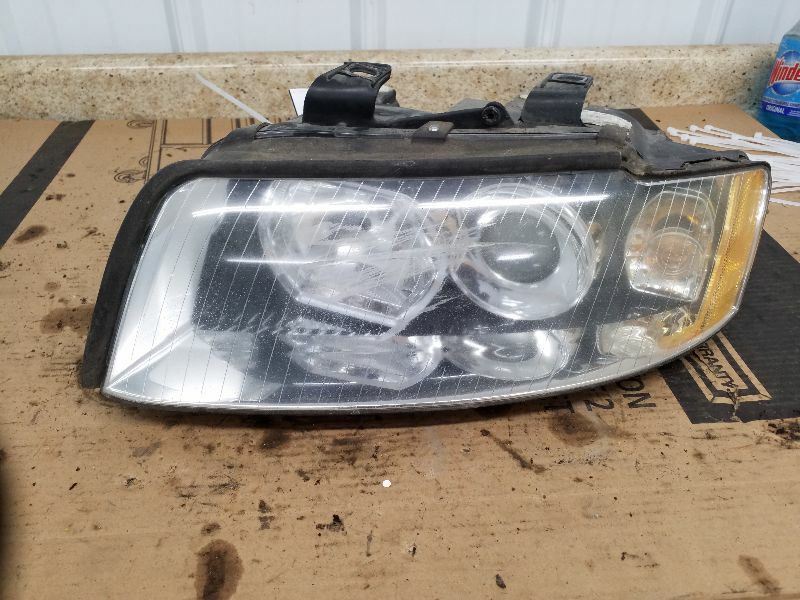 Driver Headlight Excluding Convertible Xenon HID Fits 02-03 AUDI A4 205229
