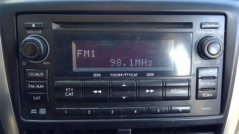2013 Subaru Forester Radio Stereo NON-NAV NON-HD 2 DIN 86201SC620
