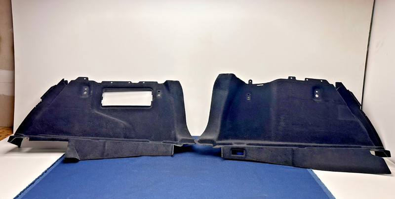 17–20 Jaguar F-Pace Rear Left Right Cargo Trunk Side Carpet Trim Panel SET OEM