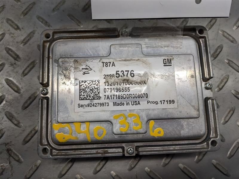Chassis ECM Transmission 8 Speed Fits 17-22 COLORADO 1145216