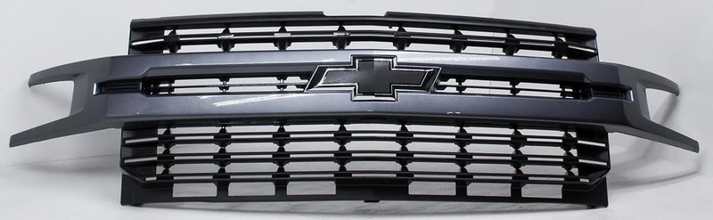 OEM Chevrolet Silverado 1500 RST Grille w/OUT camera option Onyx Black Scratches