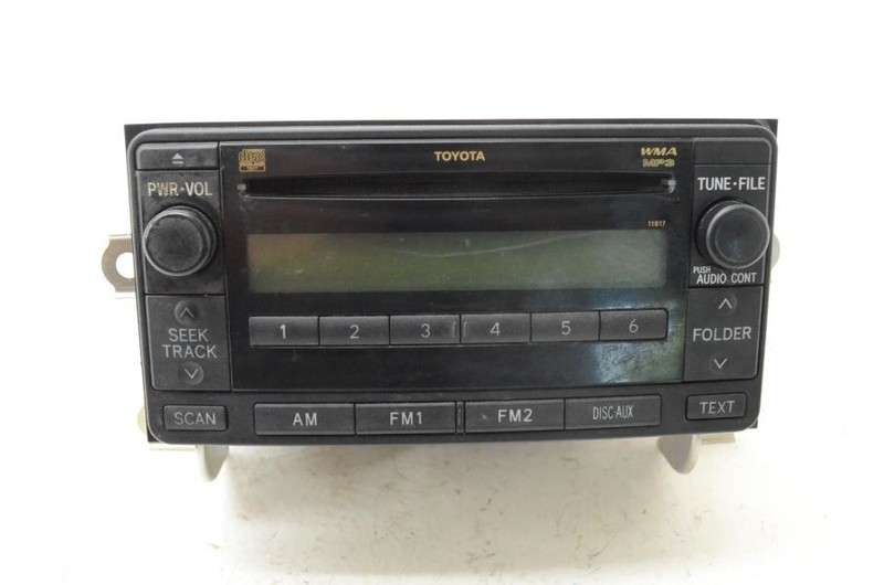 2007-2010 Toyota Fj Cruiser MT 4x4 Audio Radio Receiver Single Disk 86120-35400