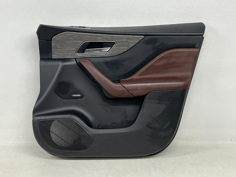 ⭐2017-2020 JAGUAR F-PACE FRONT RIGHT PASS INTERIOR DOOR PANEL BLACK OEM LOT2566