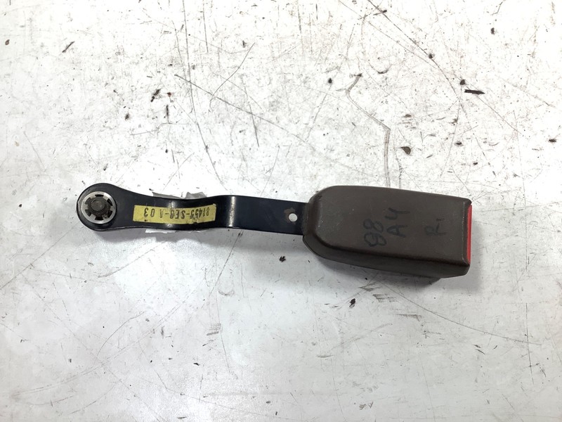 88-89 Honda Accord 4D Right Front Seat Belt Buckle Brown 04813-SE3-A05ZE OEM