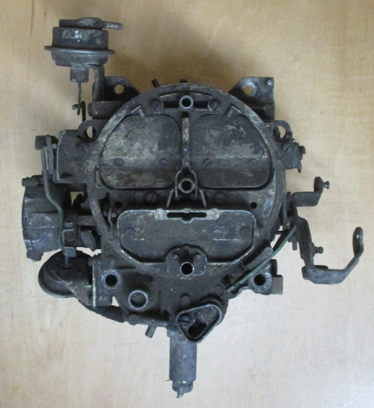 USED 4 BARREL ROCHESTER Q-JET CARBURETOR 17056546 AKR 0776 BOP1975-1976