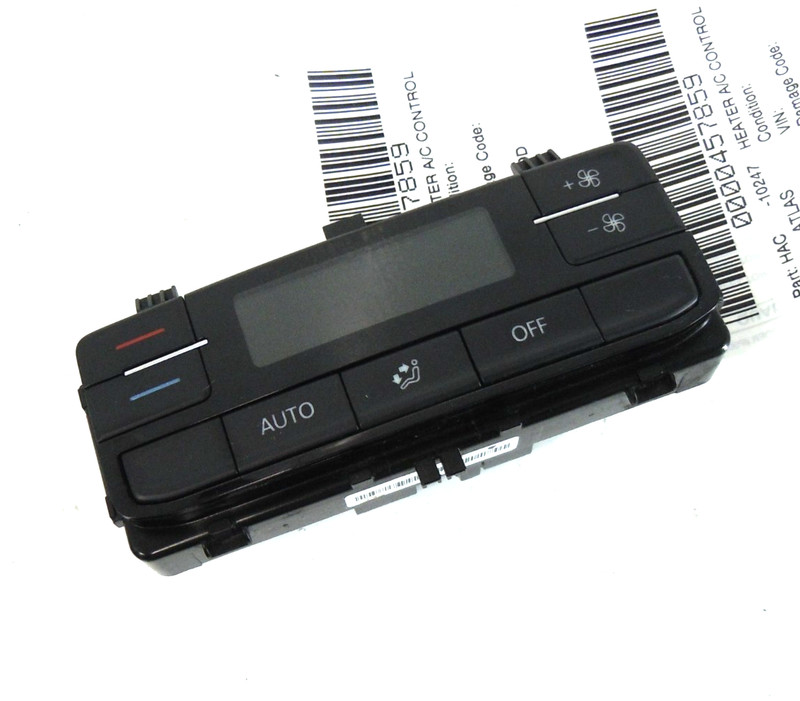 18-24 Volkswagen Atlas Rear Automatic A/C Heat Climate Temperature Control OEM