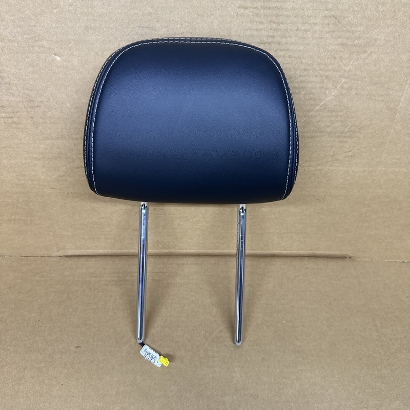 2010-2020 Journey Front Seat Active Head Rest Headrest Black w/ White Stitching