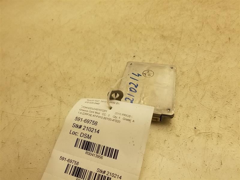 10-11 TOYOTA PRIUS DRIVER ASSIST PRE-CRASH SYSTEM ECM