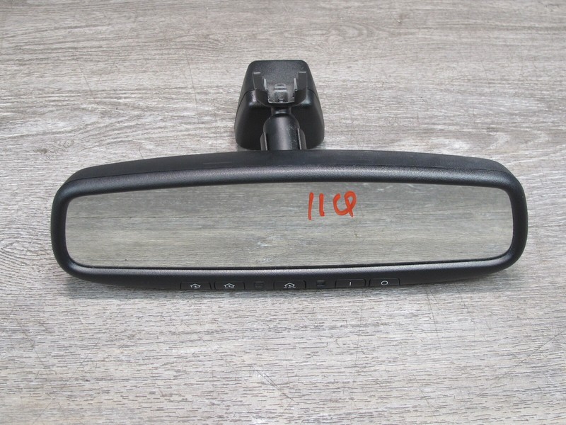 2015-2017 INFINITI QX80 INTERIOR UPPER REAR VIEW MIRROR AUTO DIM HOMELINK BLACK