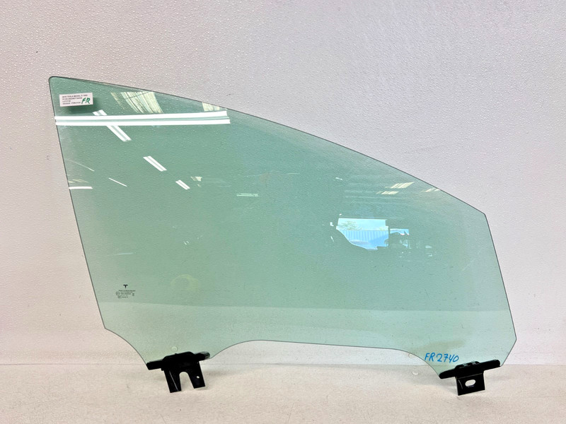⭐2016-2020 TESLA MODEL X FRONT RIGHT PASS DOOR WINDOW GLASS OEM LOT2740