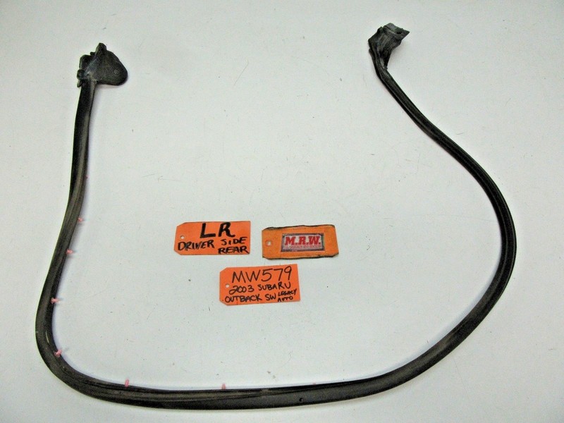FITS LEFT DRIVER REAR BACK DOOR PANEL RUBBER SEAL WEATHER STRIP CLIPS TO DOOR LR