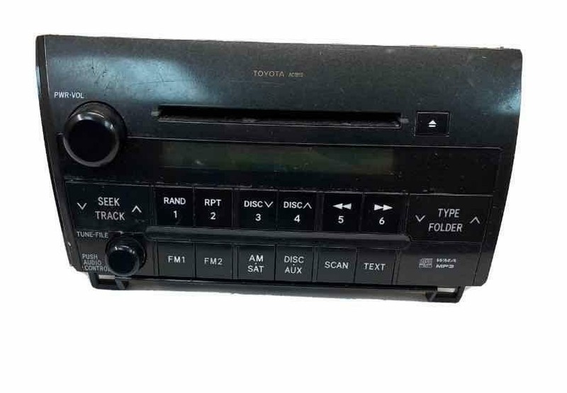 2010 2013 TOYOTA TUNDRA RADIO RECEIVER ASSY OEM AD1812 on rdo 861200C270