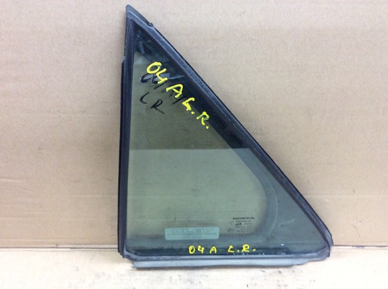 03-07 Accord 4Dr Sedan Left Rear Quarter Door Vent Glass Triangle Window OEM