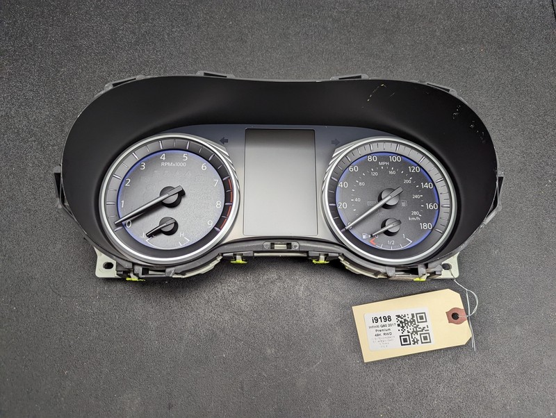 Speedometer Gauge Cluster w/o Glass 2017 Infiniti Q60 24810-5CA0A X