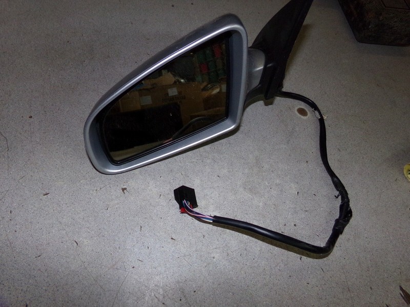 Driver's Side Silver Auto Mirror 010754 *FREE SHIPPING*