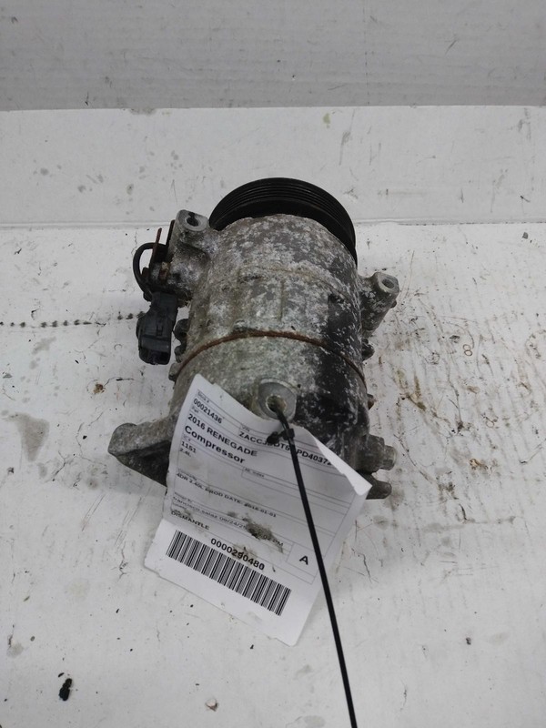 Used A/C Compressor fits: 2016 Jeep Renegade 2.4 Grade A