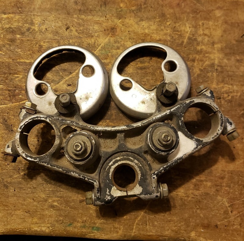 Harley Davidson shovelhead Ironhead early Sportster upper triple Tree OEM