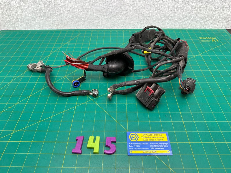 12-15 Mercedes C250 FRONT RIGHT SIDE WIRE WIRING HARNESS OEM