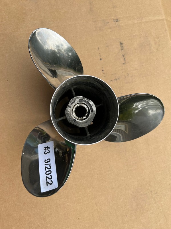 MERCURY OUTBOARD STAINLESS PROPELLER 14-1/2" X 25" 48-11073-25