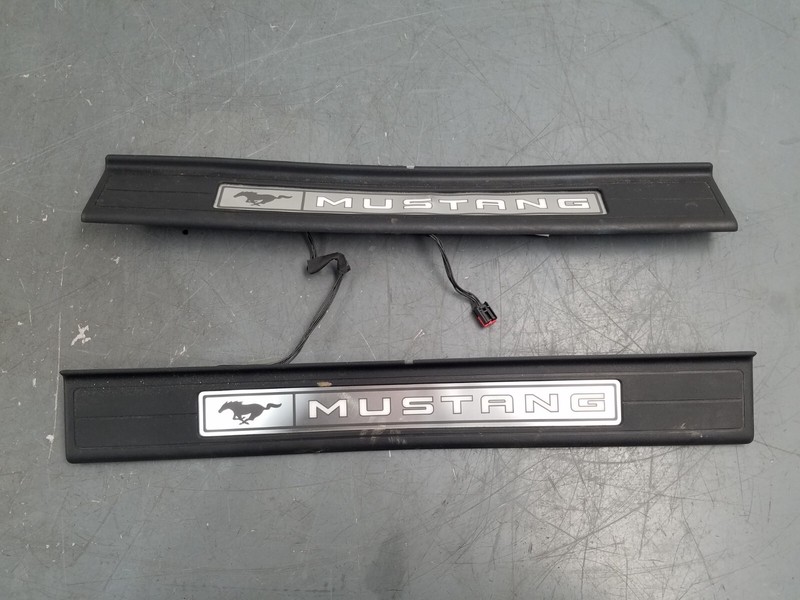 2019 Ford Mustang GT Illuminated Door Sill Scuff Plates #2620 A8