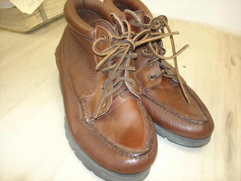 Women’s Vintage Timberland Brown Leather Boots Size 8.5M Y2K