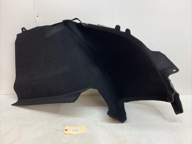 12-16 Tesla Model S REAR TRUNK SIDE CARPET RIGHT PASSENGER 1025976-00-B 27010 UP