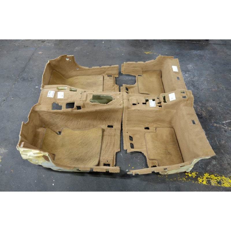 08-10 BMW E63 650i Coupe Carpet Floor Covering Set Saddle Brown OEM