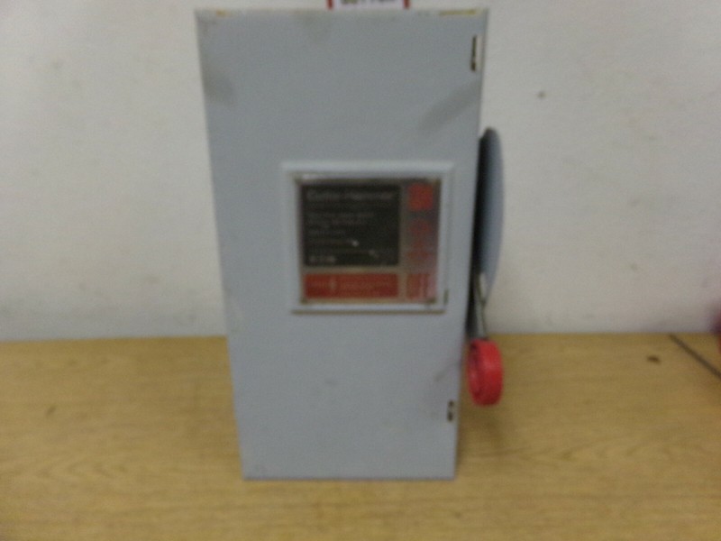 Cutler Hammer Heavy Duty Safety Switch 30A 600V DH361UCK *FREE SHIPPING*