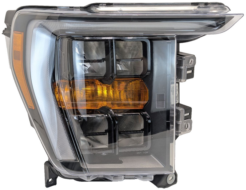 2021-2023 FORD F-150 OEM TREMOR HEADLIGHT QUAD BLACK RIGHT PASSENGER SIDE