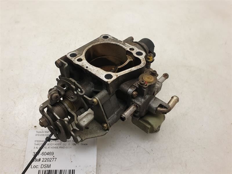 01-02 TOYOTA TACOMA 6 CYL 3.4L ENGINE THROTTLE BODY ASSEMBLY