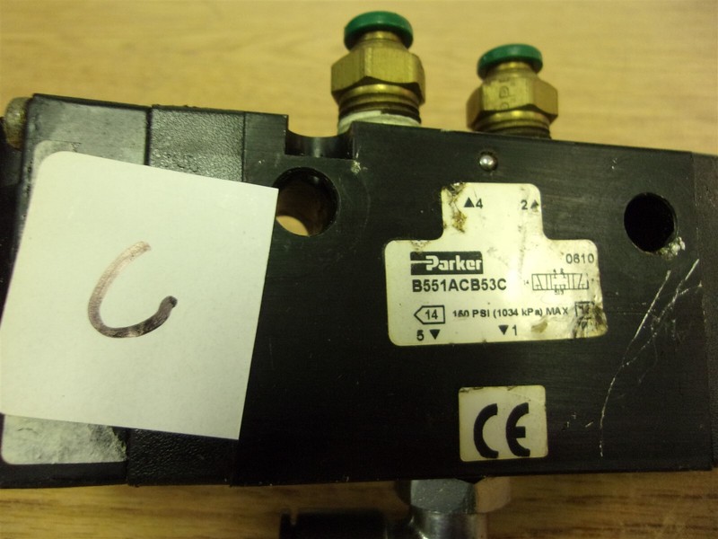 Parker B551ACB53C Solenoid Valve "C" *FREE SHIPPING*