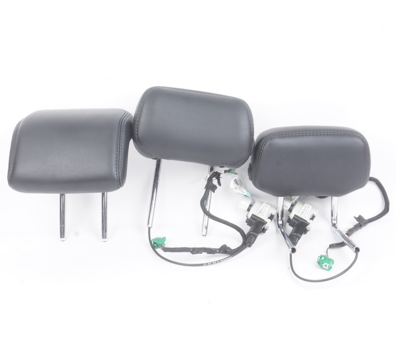 2017 - 2020 Lincoln Continental Rear Left / Right / Middle Headrest Set Black
