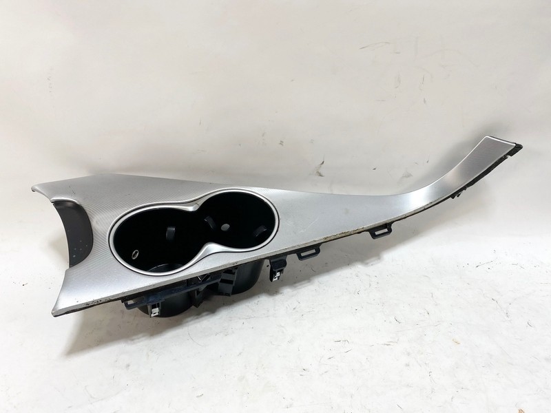 14-20 INFINITI Q50 CENTER FRONT CONSOLE BEZEL COVER TRIM W/ CUP HOLDER OEM