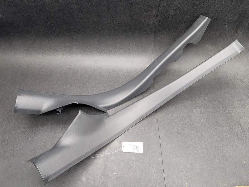 2PC Rear Door Sill Plates Set 2019 Audi A7 4K88677674PK 2020 2021 2022 2023 2024