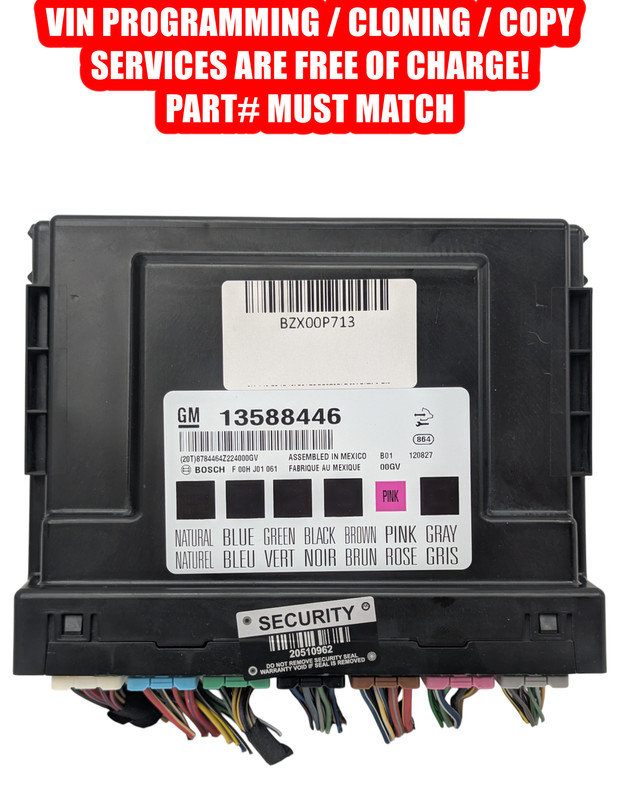 VIN PROGRAMMED 13-17 Buick Chevrolet GMC Plug&Play Body Control Module BCM OEM