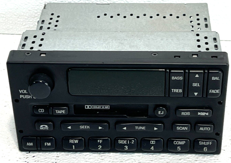 99-09 Ford Expedition Radio AM/FM cassette player CD Controls OEM