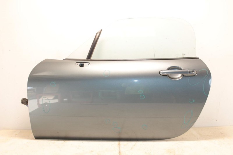 06-15 Mazda Mx-5 Miata NC Driver Left Front Gray Door Assembly