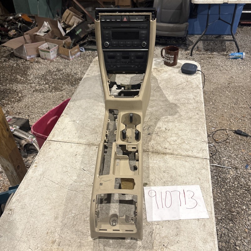 2004 - 2008 Audi S4 A4 B7 SEDAN Center Console Floor Base With Radio A/C Control
