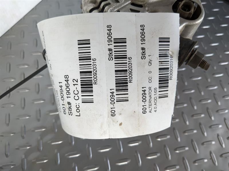 Alternator Fits 01-06 WRANGLER 920316