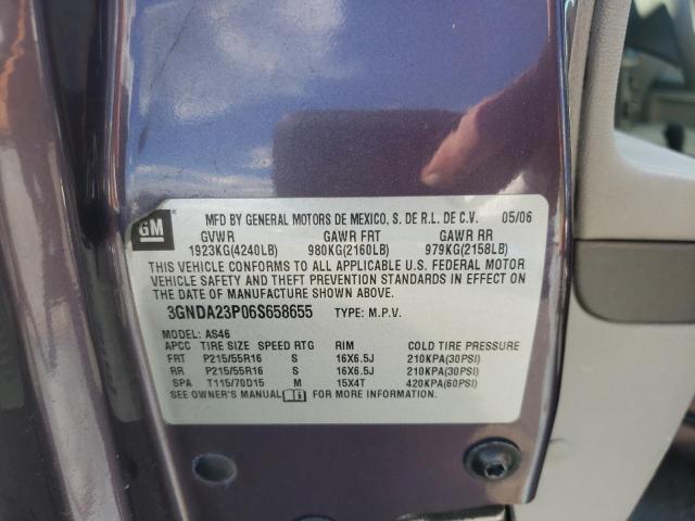 2006 Chevrolet HHR Speedometer Gauge KPH OEM Purple 193K Miles NJ25-K09890